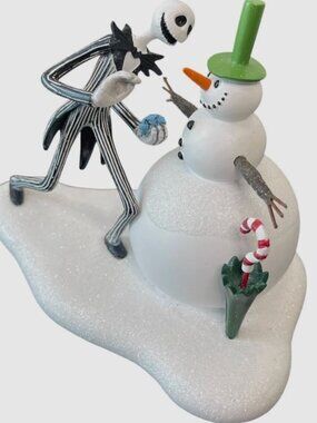 Disney Tim Burton Nightmare Before Christmas Department 56 Jack sees 1st Snowman